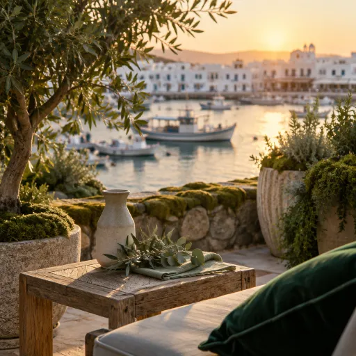 Elegant stays in hotel Naoussa Greece for sunset lovers