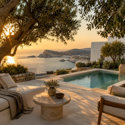 An elegant guide to luxury hotels on Milos island