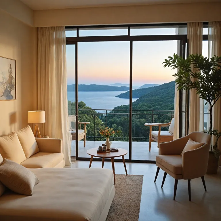 Experience the elegance of a superior walk out suite in Greece