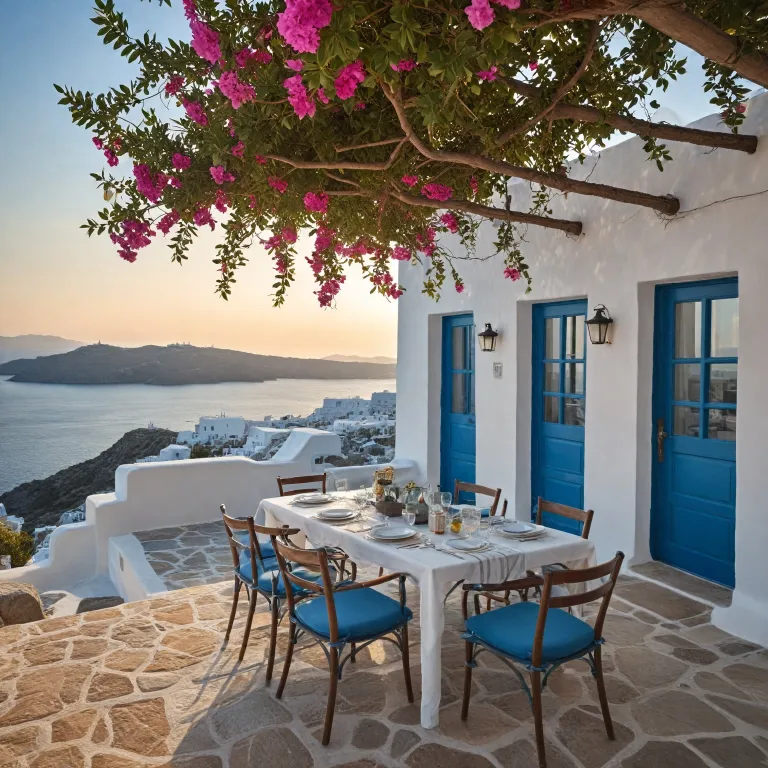 An elegant villa in Mykonos Town for a refined island stay