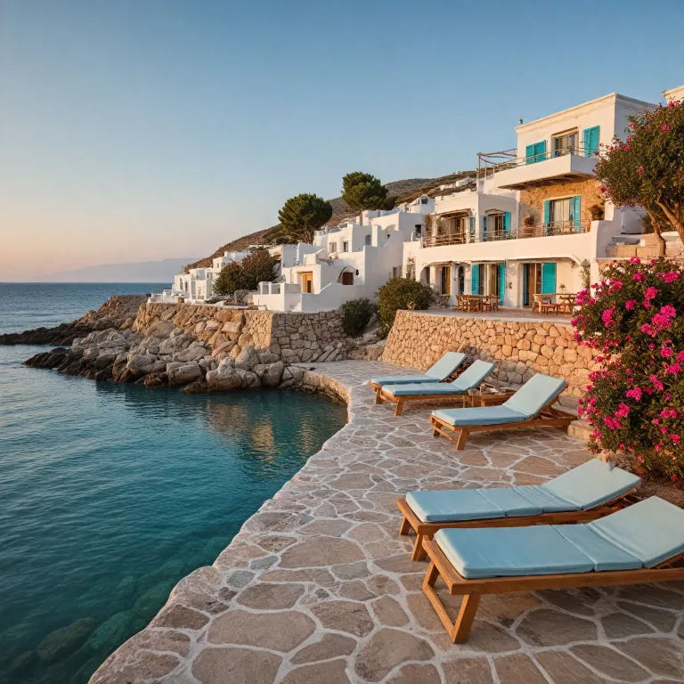 Elegant hotels on Koufonisia island for a serene Aegean escape