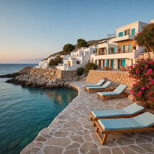 Elegant hotels on Koufonisia island for a serene Aegean escape